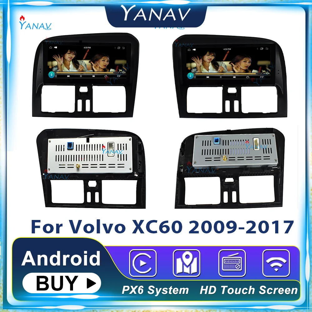 Автомагнитола RHD и LHD Android 9 0 PX6 для Volvo XC60 2009 2017 аудио GPS навигация стерео