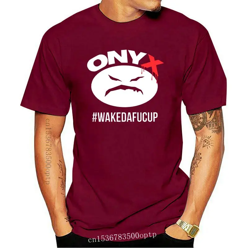 

Новые футболки Onyx Wakedafucup в стиле хип-хоп, черные мужские футболки