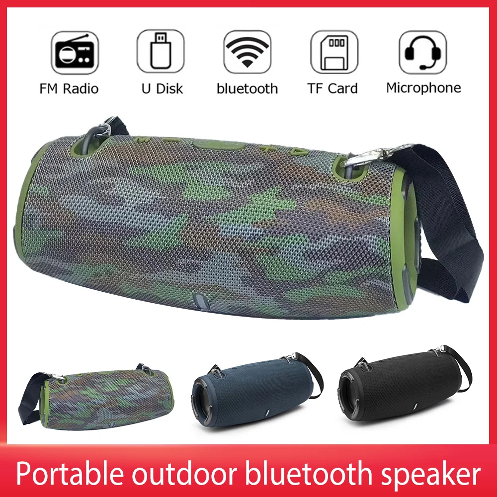 

Wireless Bluetooth 5.0 Speaker Subwoofer TWS Portable Radio Outdoor Waterproof Music Player Sound Box Support TF Card 32GB