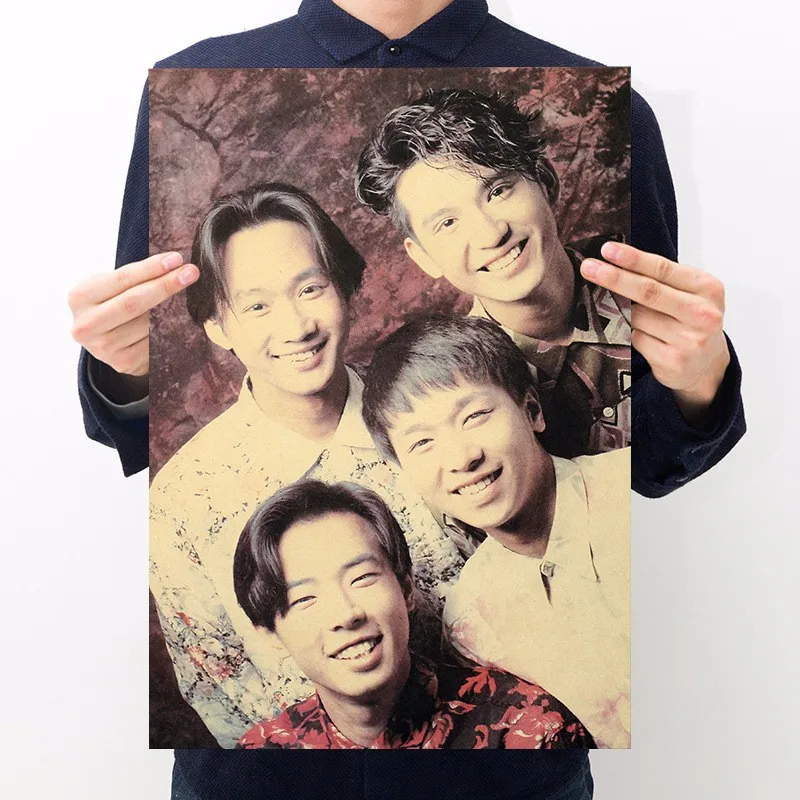 Постер из крафт-бумаги Beyond Band украшение для дома сердечник с рисунком 50 5x35 см | Дом