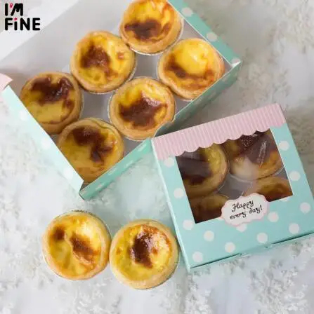 20 упаковочная бумажная коробка для печенья из крафт бумаги свадьбы торта с