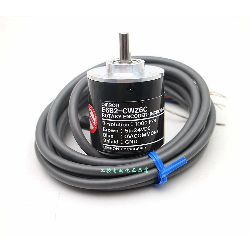 E6B2CWZ6C OMRON Rotary Encoder E6B2-CWZ6C 20 30 40 60 100 200 360 400 500 600 1000 1024 1800 2000 2500P/R 5-24v | Инструменты