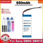 LOSONCOER 650 мАч, SMH10 SM H10 Батарея для сена SMH5 наушники SMH10 гарнитура аккумуляторная батарея бесплатная инструменты + Стикеры в наличии