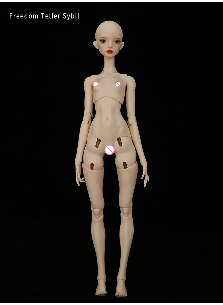 Freedomteller 1/4 Sybil BJD кукла 44 см девушка стройная тело свободные глазные шары магазин моды Lillycat