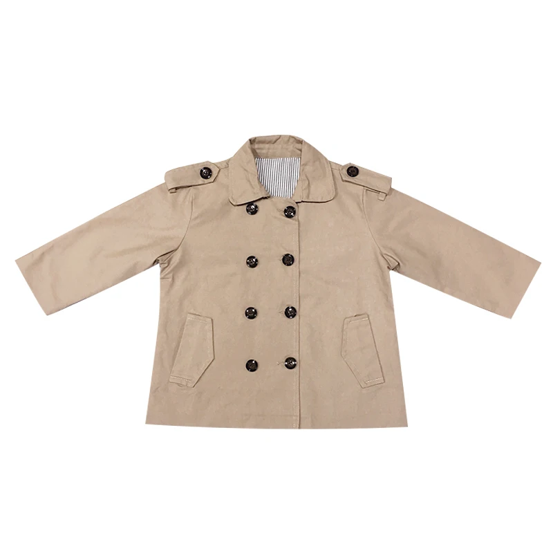 

Spring Korean style fashion boys oversized trench jackets Kids loose striped patchwork long coats children outwears Windbreaker