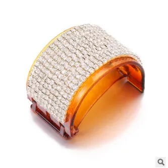 30 шт./лот DIY эллипса Бриллиантовая заколка для волос роскошный набор дрель черный