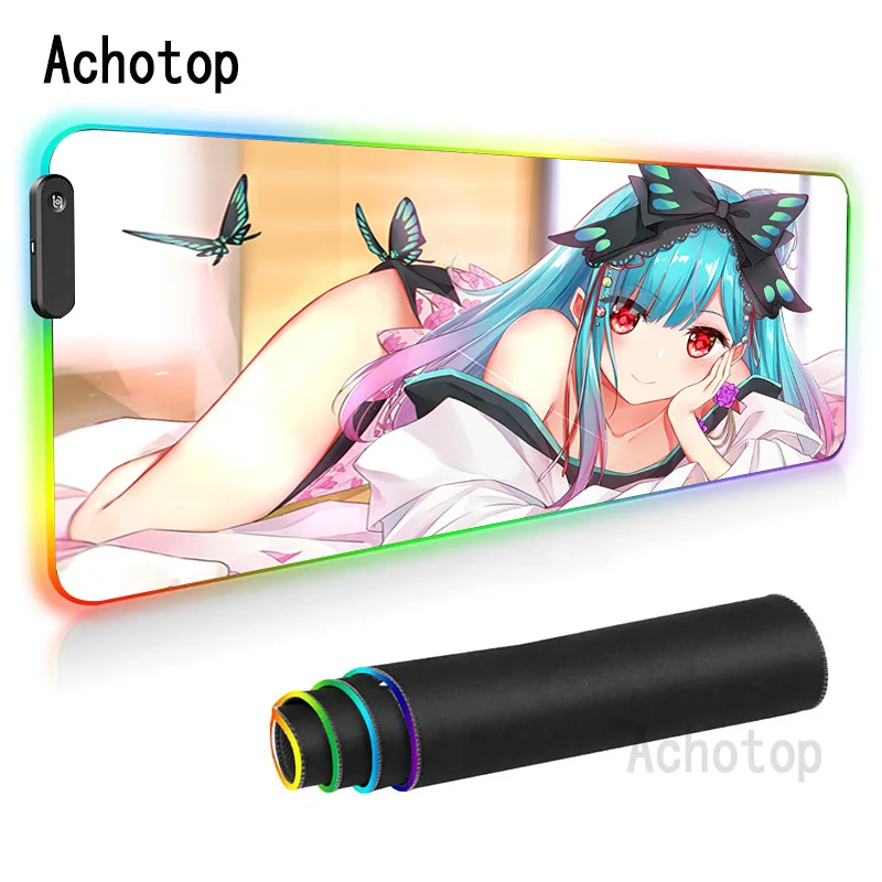 

Прочный Настольный коврик для мыши с RGB-подсветильник, анимация XL