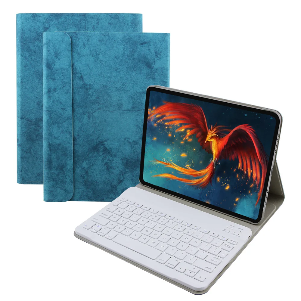 Беспроводная мини клавиатура CHUYI с Bluetooth 3 0 английская тонкая чехлом из