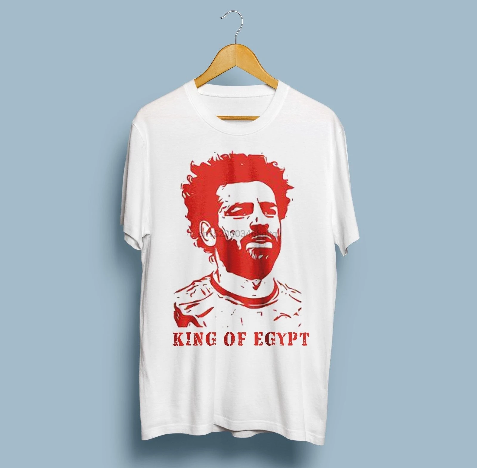 2019 MenFashion/Футболки с героями мультфильмов новые футболки для фитнеса Salah-King Of Egypt |
