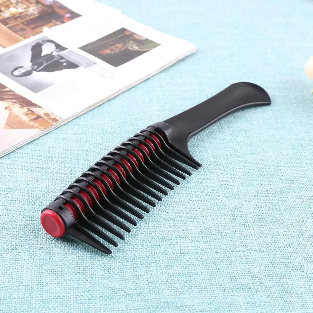 Анти-выпадение волос роликовая расческа для завивки парикмахерская