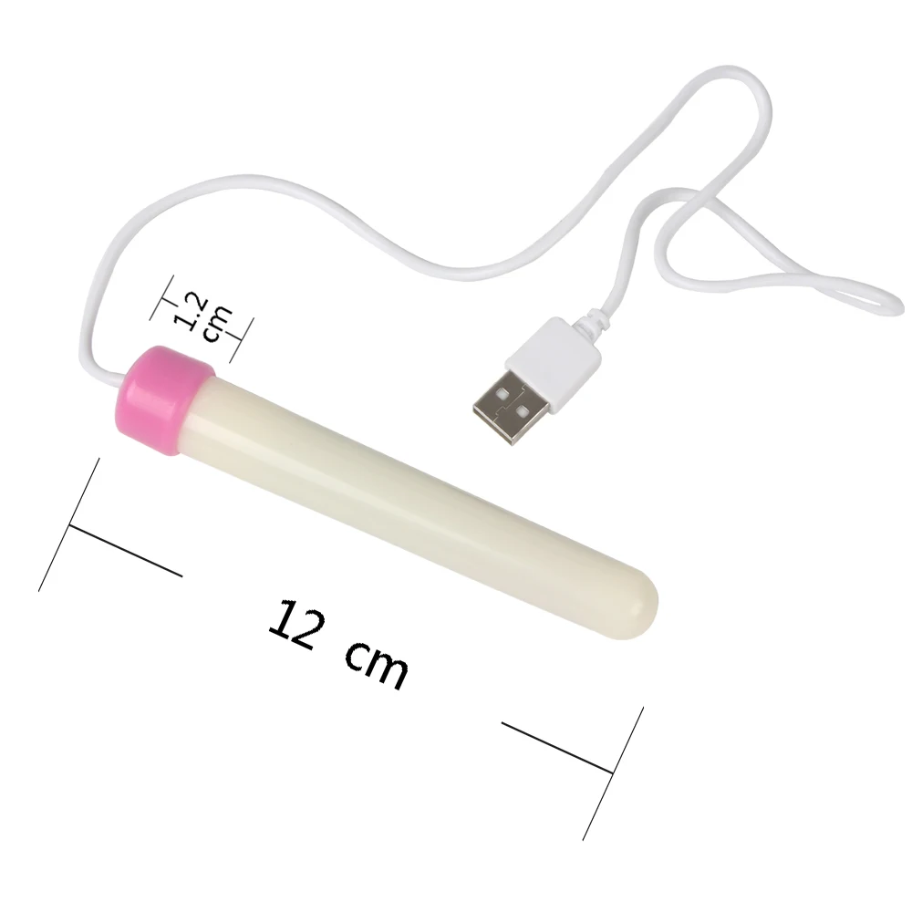 Соло USB плоский супер мягкий кабель Отопление бар Настоящее Pussy Вагина теплее