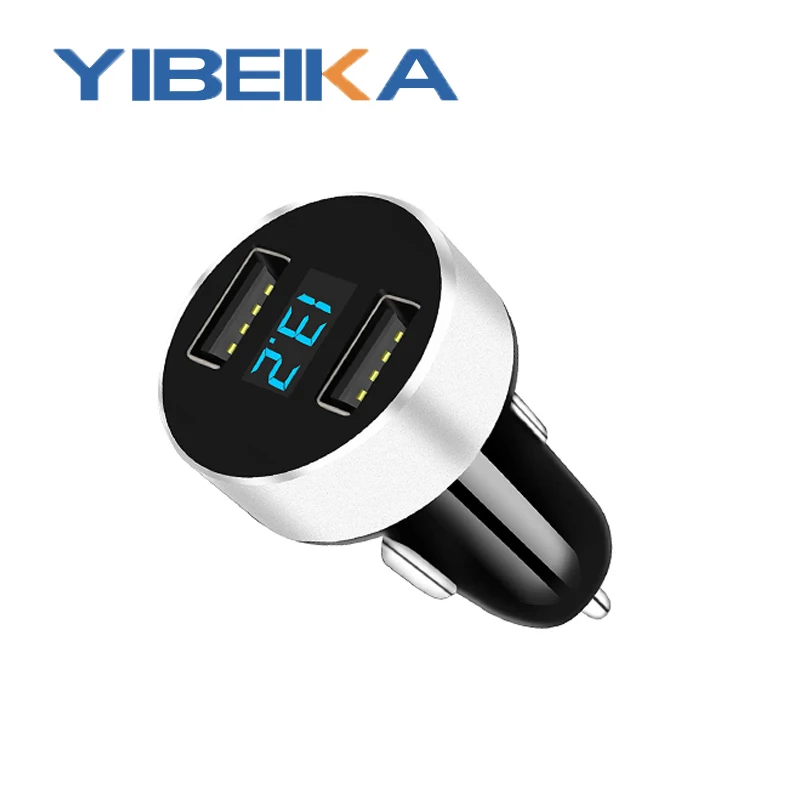 YIBEIKA18W цвета в ассортименте de coche USB para for iPhone Xiaomi двойной Пуэрто-Зарядное