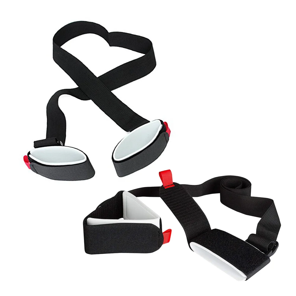2 шт. регулируемый ремешок для лыж прочный сноуборда катания на лыжах плечевые