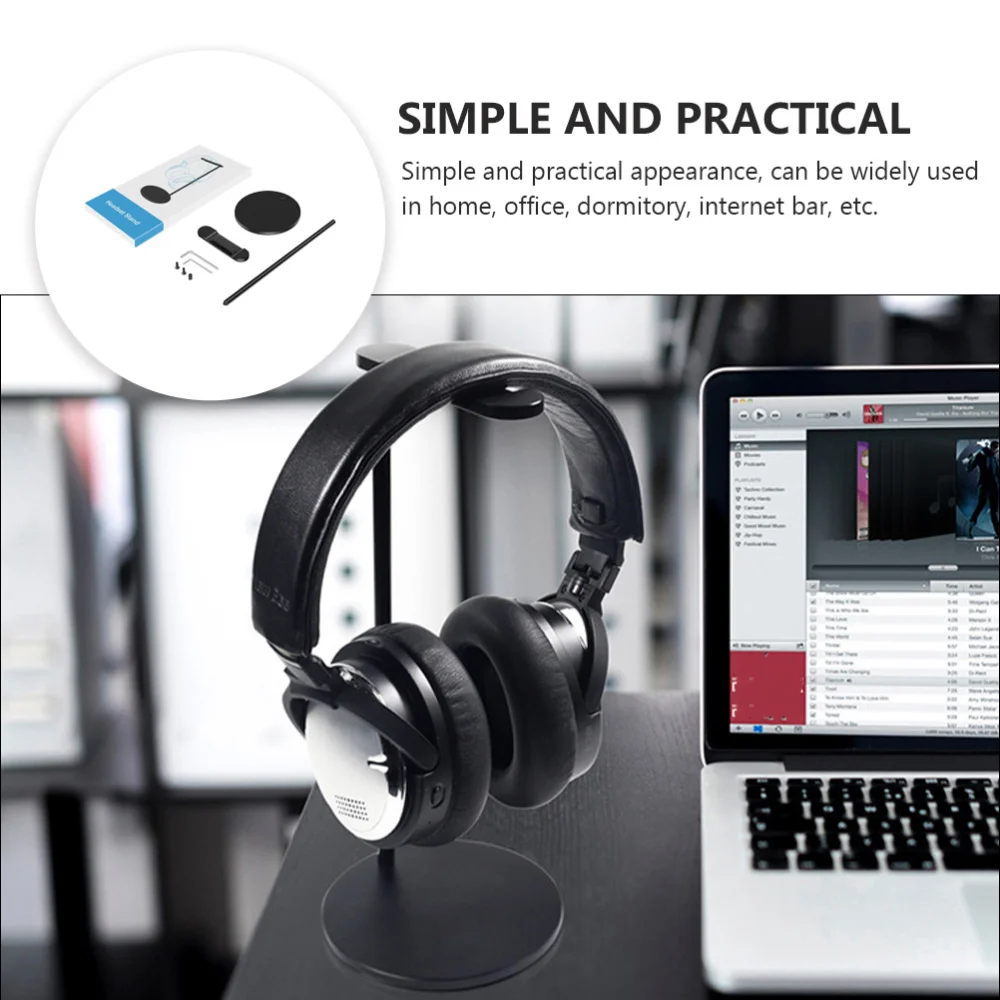 

1Pc Headset Stand Alumnium Alloy Headphone Rack Gaming Headset Display Stand