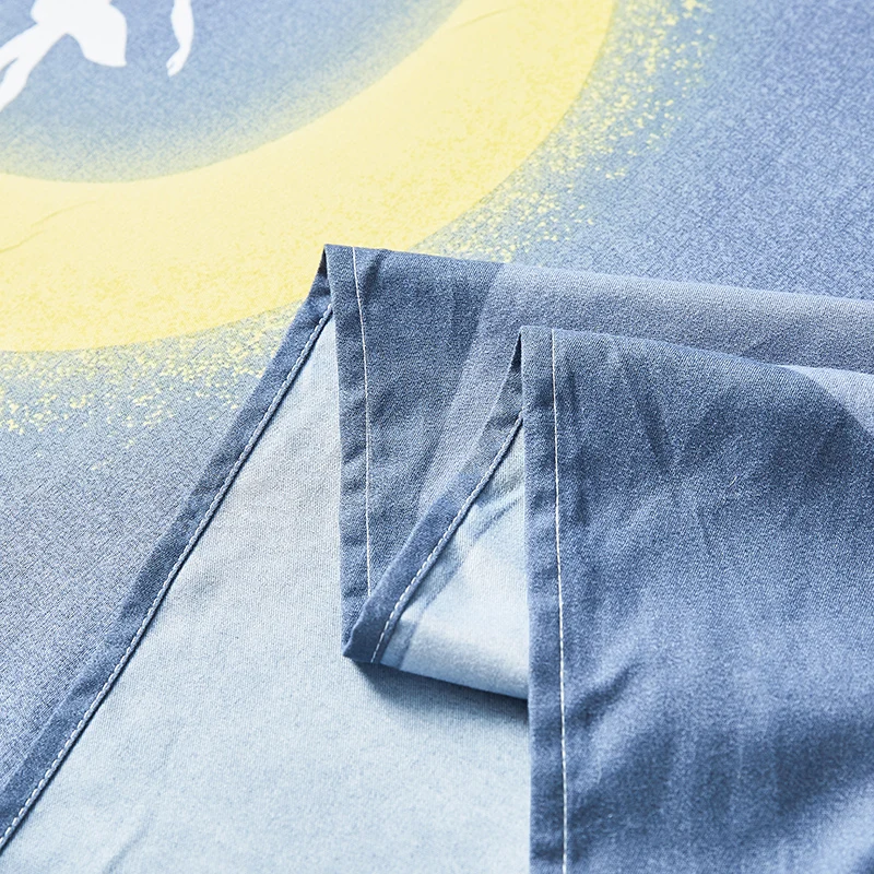 

100% polyester bed linen Sheets comfortable in summer Single bed sheet