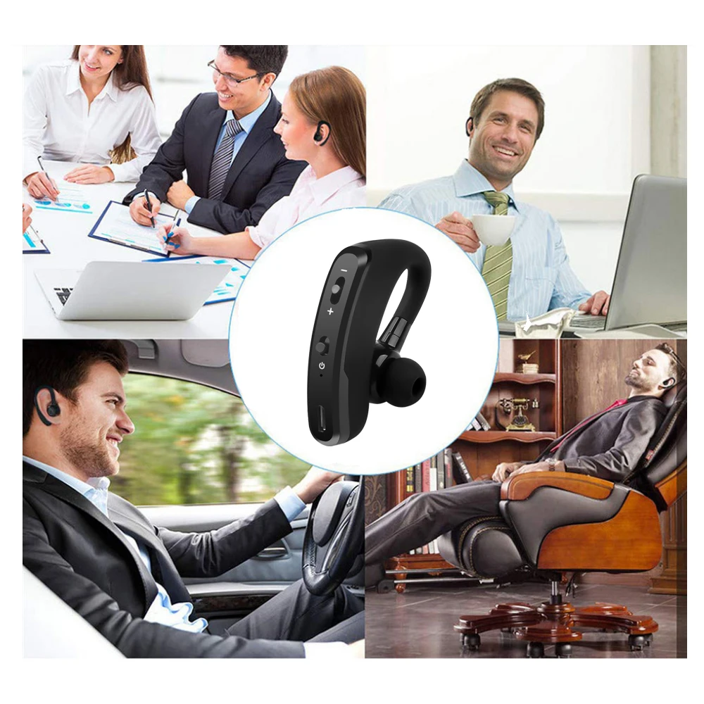 

Bluetooth Earphone V5.0 Wireless Headphones Mini Handsfree Headset 24Hrs Talking with Microphone auriculares for Phone