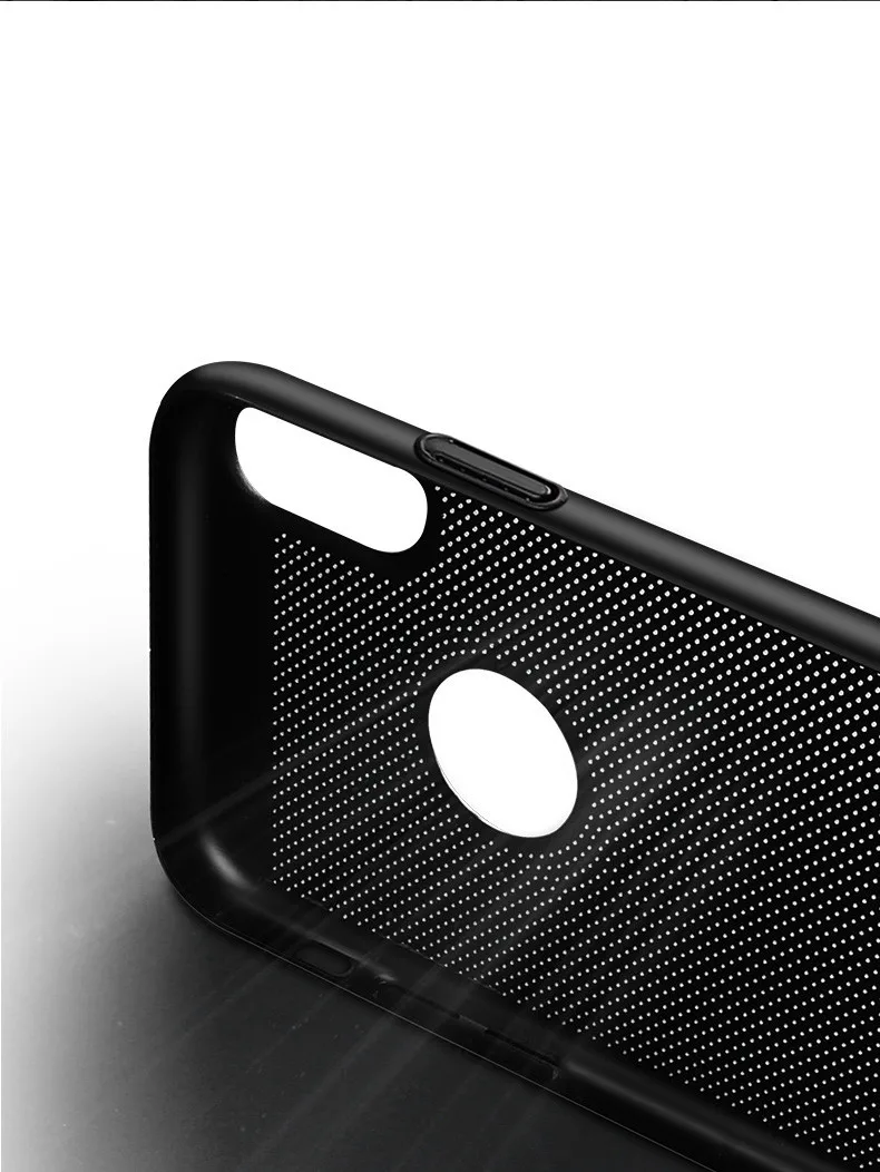 Ультра тонкий телефон чехол для iPhone 6 6s 7 8 Plus теплоотвод Чехол Жесткий ПК 5 5S SE X XS