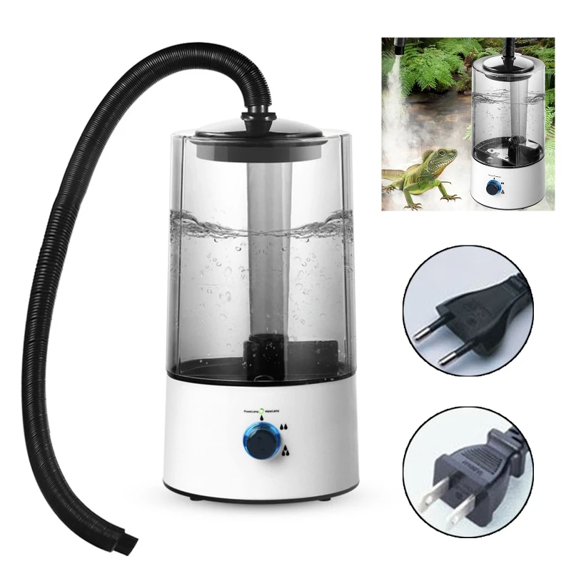 

Terrarium Mist Reptile Humidifier Climbing Pet Box Humidifying Atomizer Water Tank Fog Machine for Snake Turtle Lizard