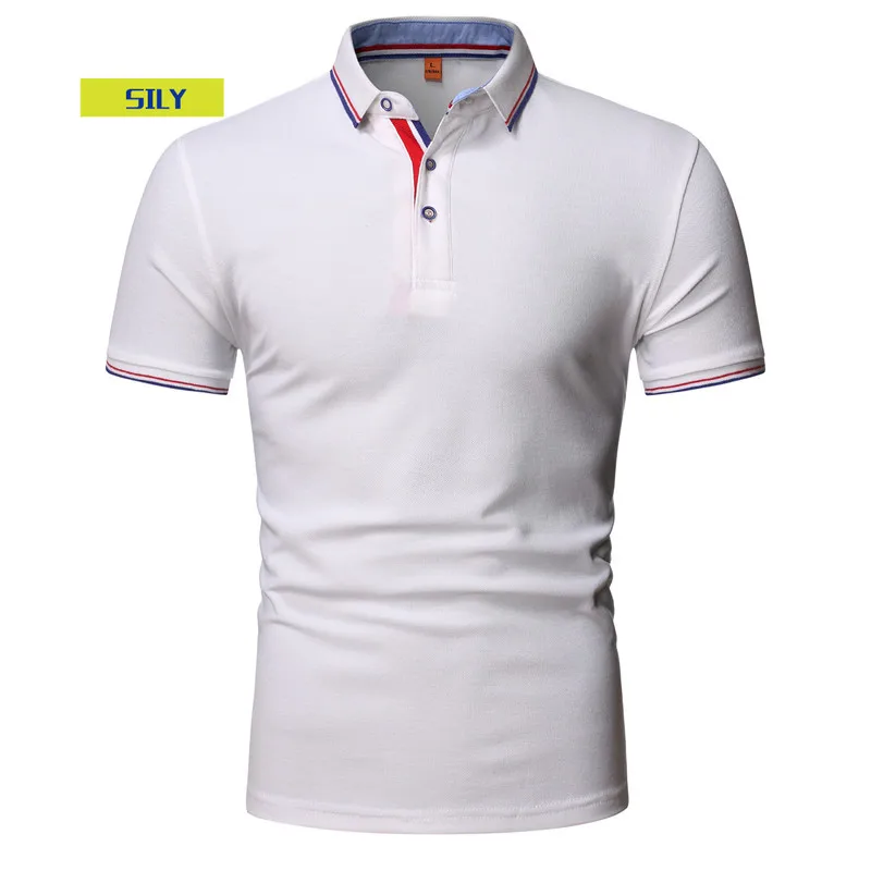 

polo shirt men high quality brand men's polo shirt Casual fashion cotton polo shirt Short sleeve men breathable cozy men clothes
