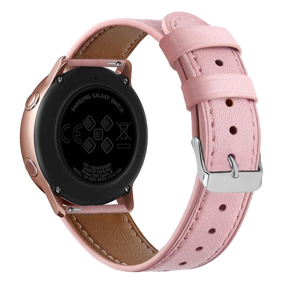 Для samsung Galaxy Watch Active 2 кожаный ремешок 20 мм высококлассный верхний слой из натуральной кожи дышащий сменный Браслет