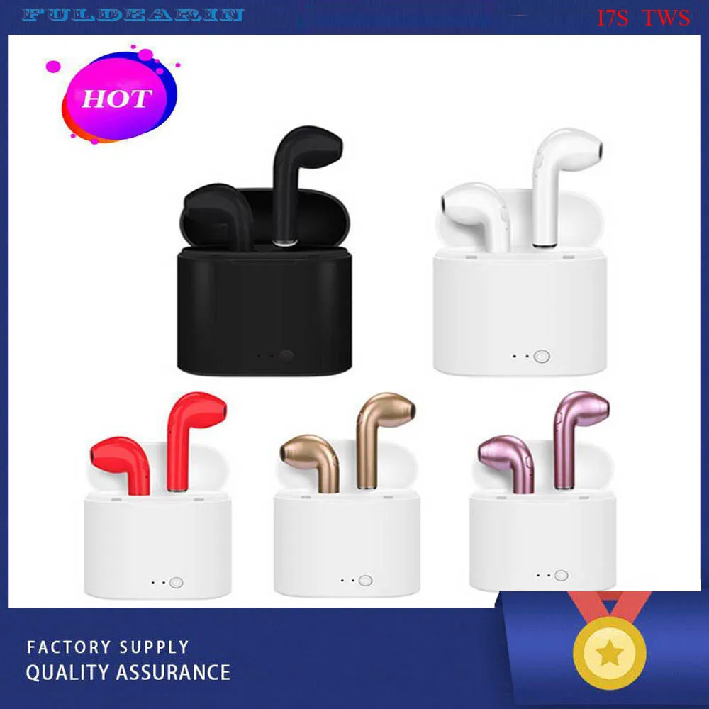 I7S TWS отличное качество беспроводные наушники Bluetooth 5 0 гарнитура с микрофоном для