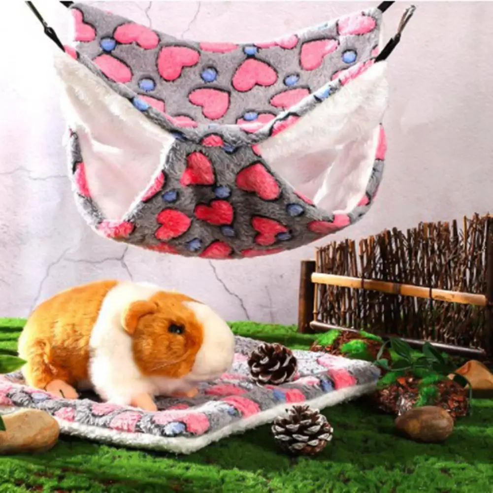 1 комплект уютный гамак для хомяка с крючками кровать домашнего животного гнездо