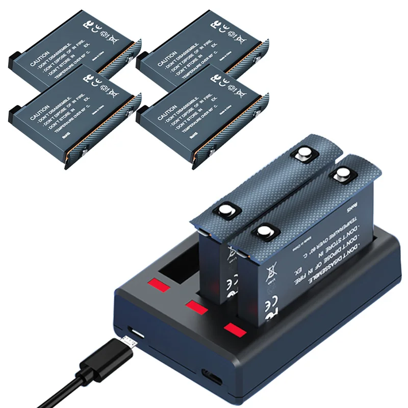 

Insta360 ONE X2 Battery Charger 3 Slots Fast Charging Dock 1700mAh Batteries Stand For Insta360 Panoramic Camera Accessories