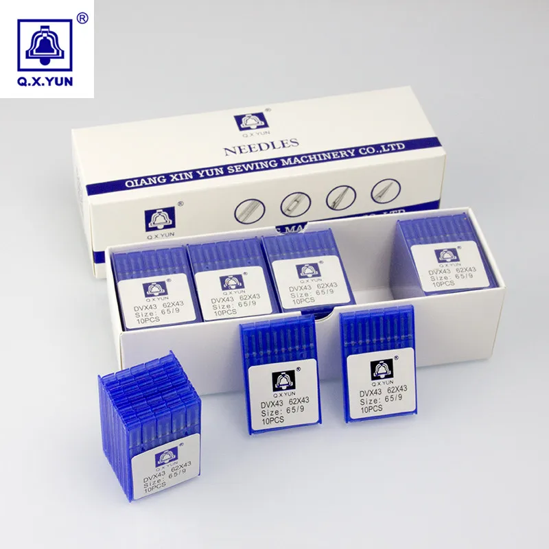 Q X YUN 100 шт. DVX43 DV43 62X43 65/9 #75/11 #90/14 # QXYUN швейные иглы аксессуары для промышленных швейных машин Q X YUN 100 шт. DVX43 DV43 62X43 65/9 #75/11 #90/14 # QXYUN швейные иглы аксессуары для промышленных швейных машин