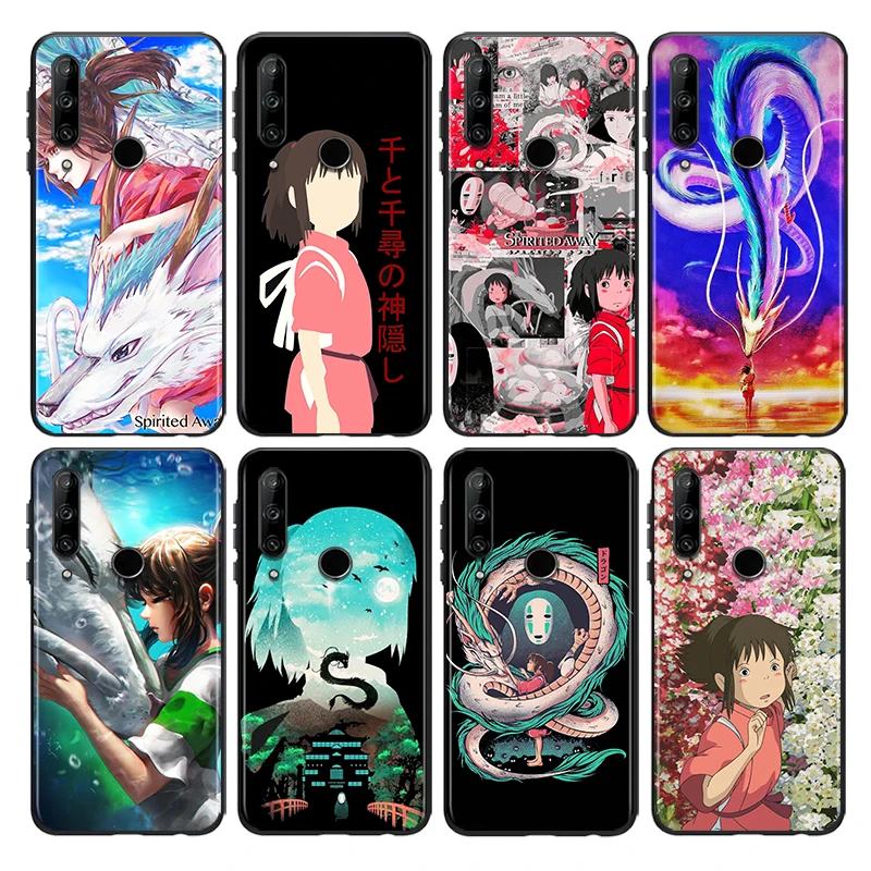 

Anime Spirited Away Silicone Cover For Huawei Honor 8S 2019 8C 8X Max 8A 2020 Prime 8 7S 7A Pro RU 7C Black Phone Case