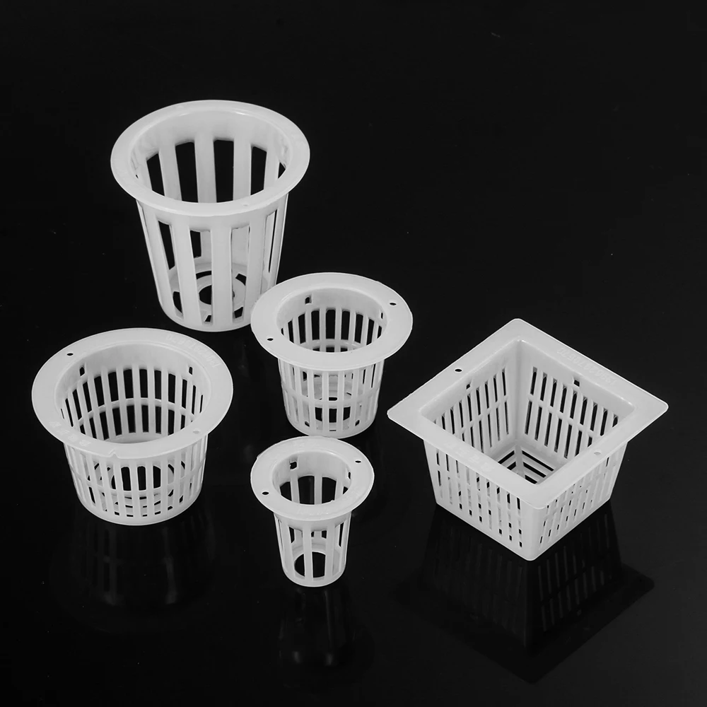 10 шт./компл. сверхмощный сетчатый горшок корзина с чашкой гидропонное аэропонное