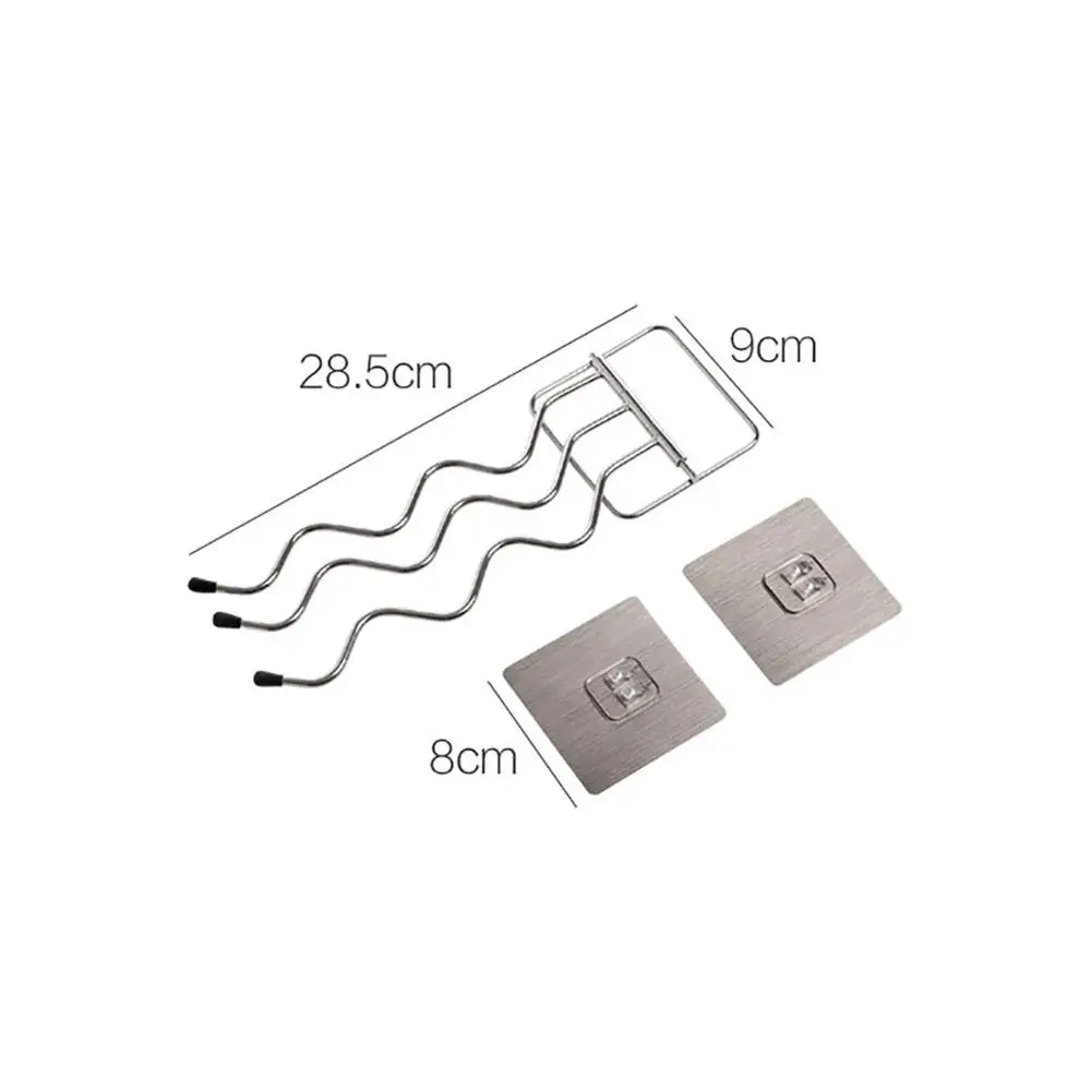 

Wall Mounted Multi-rod Rotating Towel Rack Bathroom Stainless Steel Towel Racks Free Punching Towel Storage Shelf