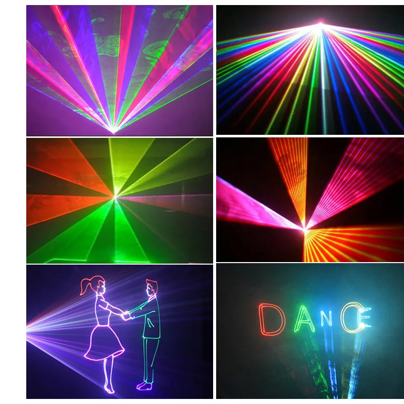 Новинка 2020 RGB 2 Вт DMX512 лазерный сценический сканер 3D эффект проектор/DJ