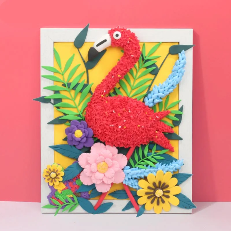 Craft Painting 10 Детские игрушки для девочек Материалы для творчества много Глины живопись DIY Детская Игрушка Искусство и ремесла для детских игрушек Детский сад Новинка - Цвет: Craft Painting 10