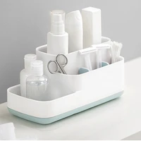 bathroom organizer partition box desktop sundries plastic storage cosmetic comb shelf for home office bathroom accessories