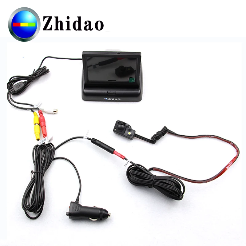 4 3 дюймовый регулируемый экран левый передний вид боковое зеркало автомобильная