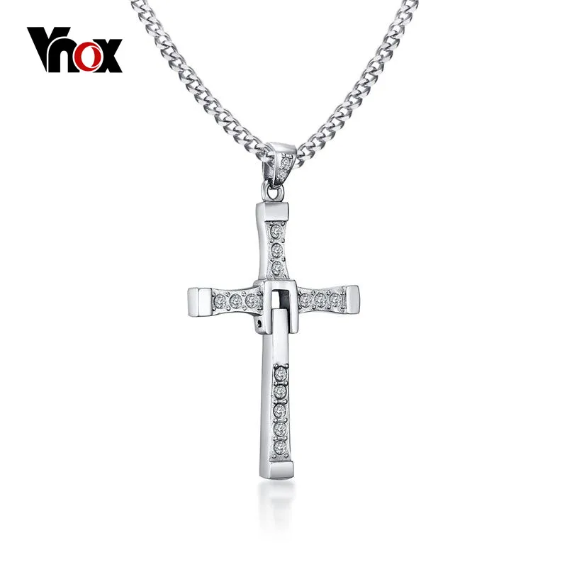 Мужская подвеска крест из нержавеющей стали|cross necklace|fast and furiousstainless steel cross pendant |