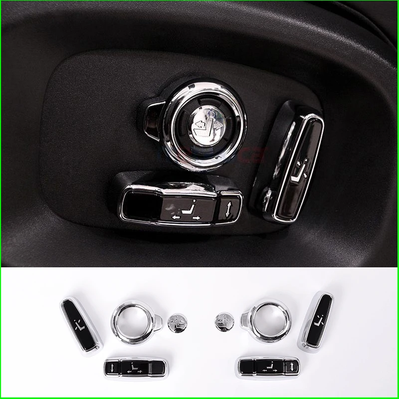 

Car Seat Side Adjustment Button Cover Trim Parts for Land Rover Discovery 5 RRS Evoque Vogue Velar Discovery Sport for Jaguar