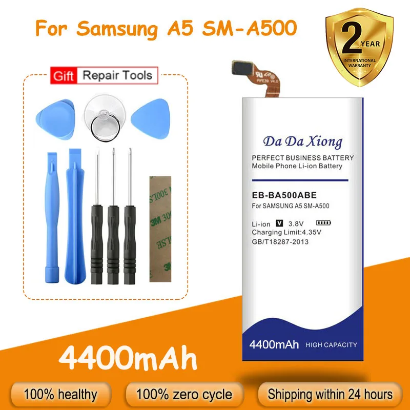 Бесплатная доставка аккумулятор 4400 мАч для Samsung Galaxy A5 2015 A5000 A5009 EB BA500ABE A500FA500H A500K SM