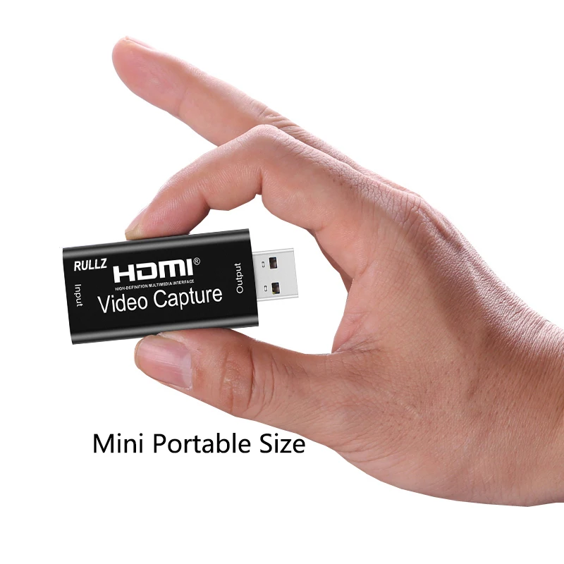 Rullz Loop out аудио видео записывающая карта HDMI Коробка микрофон в USB 2 0 3 игра прямая