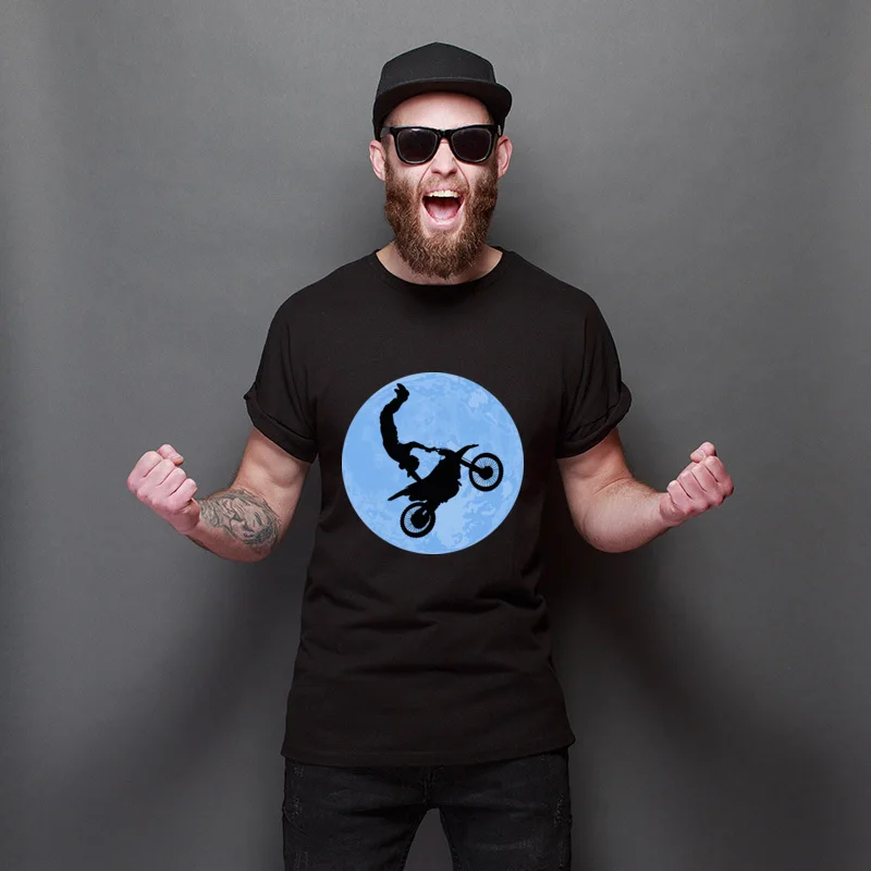 

Motocross Crazy Unisex T-Shirt High Quality Faddish T Shirts Fitness Tight Teenagers T Shirt Anti Wrinkle