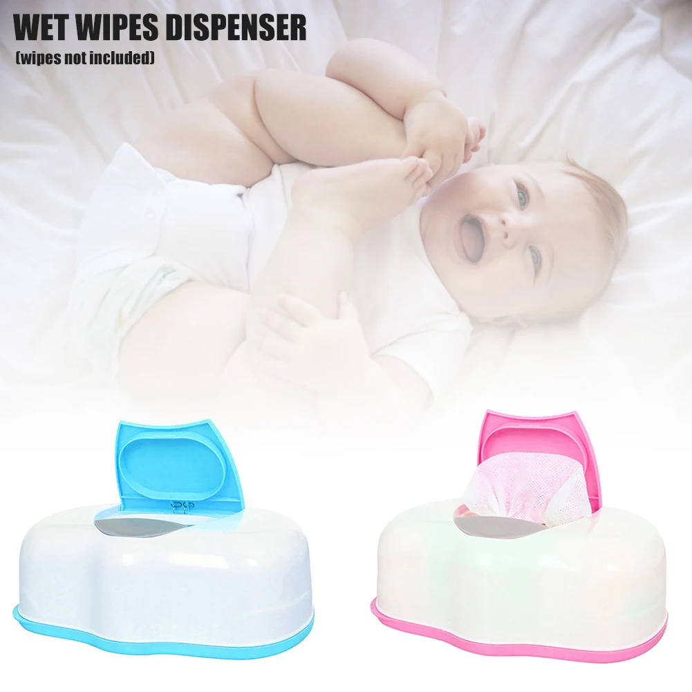 

Baby Wipes Dispenser Reusable Portable Sealed Wipes Moist Keeping Wet Wipes Holder Case #BO Home Paper Towel Storage Box