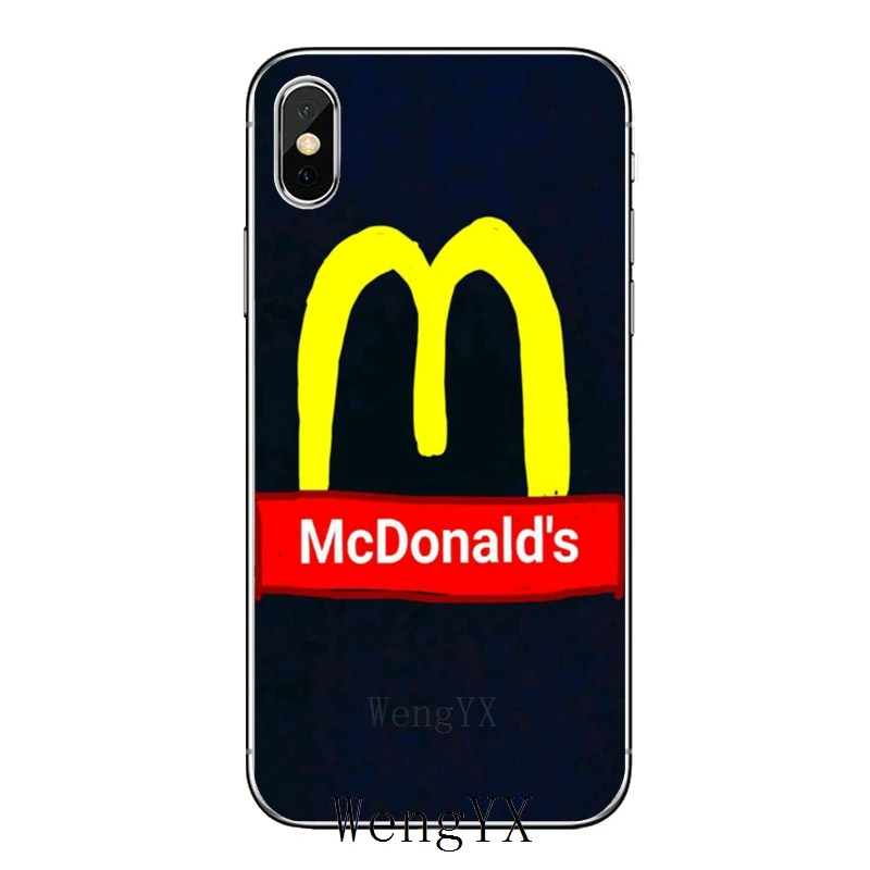 Чехол для iPhone 11 Pro XS Max XR X 8 7 6 6S Plus 5 5S SE Mcdonalds мягкий чехол - Цвет: Mcdonalds-A-14