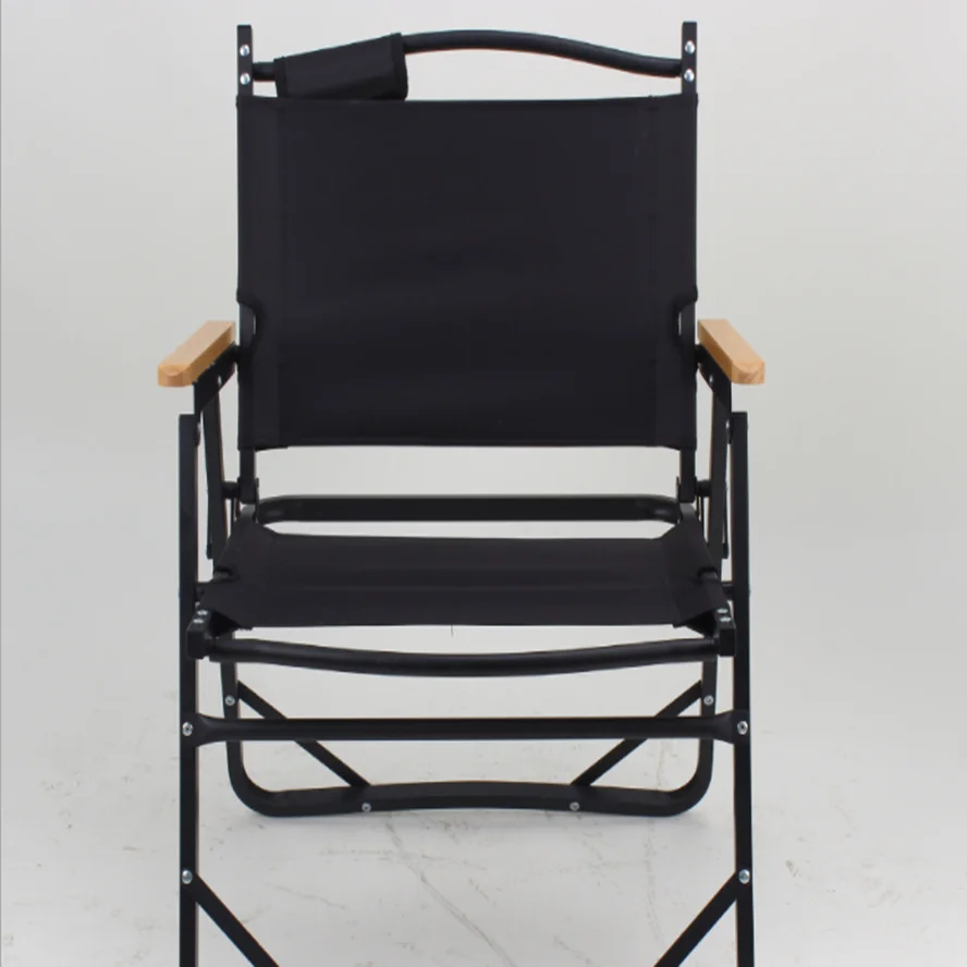 Outdoor folding chair cranked casual photo chair camping short chair aluminum alloy portable beach chair