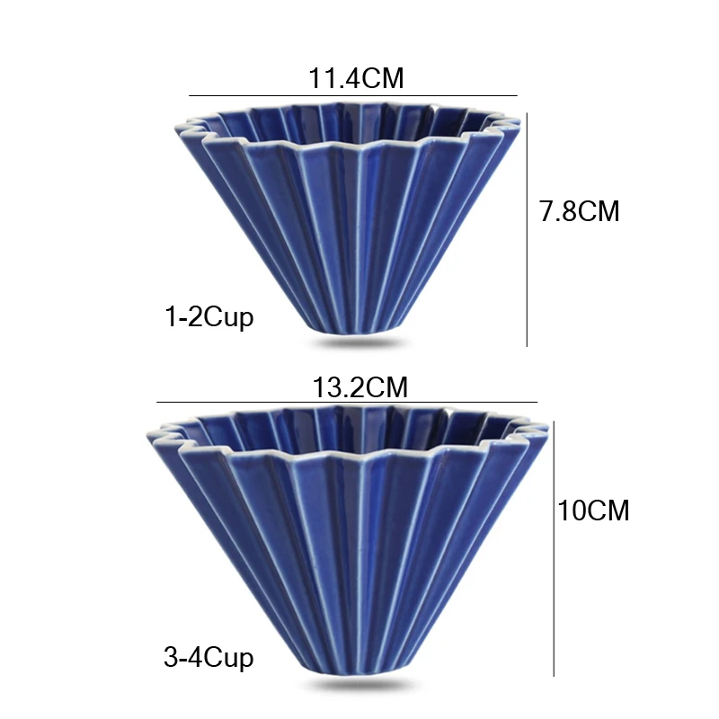 

Ceramic Coffee Filter Cup Pour Over Coffee Maker with Stand Funnel Dripper Cake Filter Cup Coffee Accessories