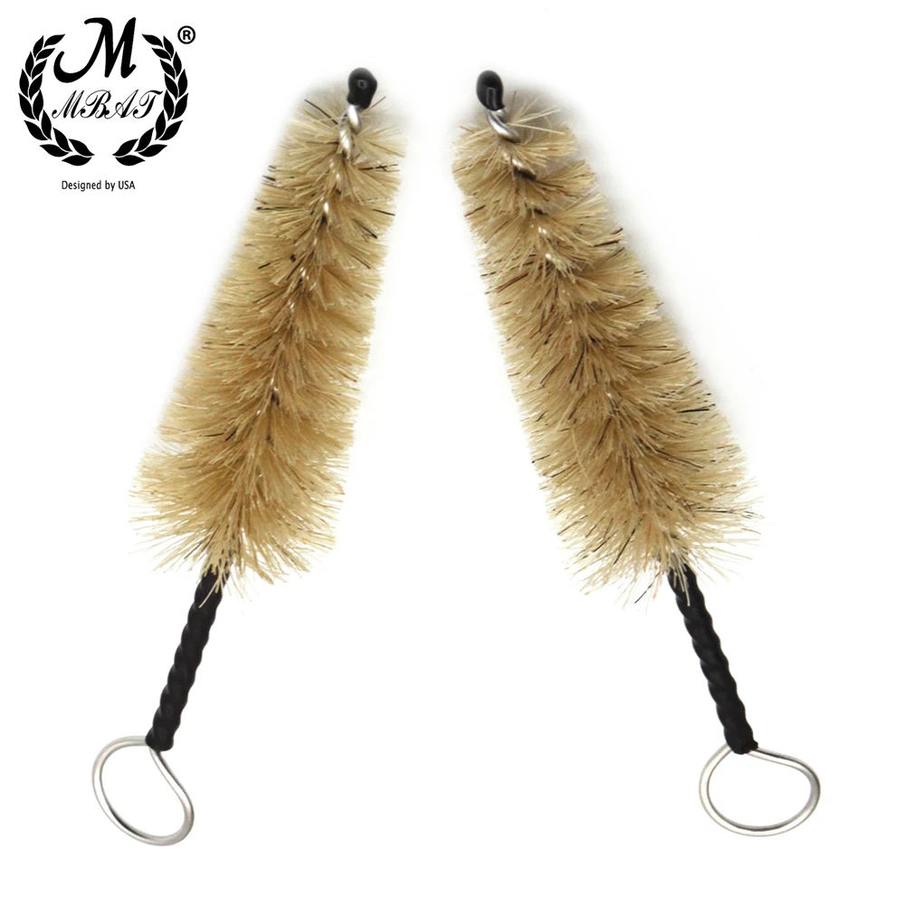 

M MBAT 2Pcs Of Flute Head Brush Cleaning Brush, Used For Cleaning Of Saxophone Flute Head, Clarinet Flute Head Etc Instruments