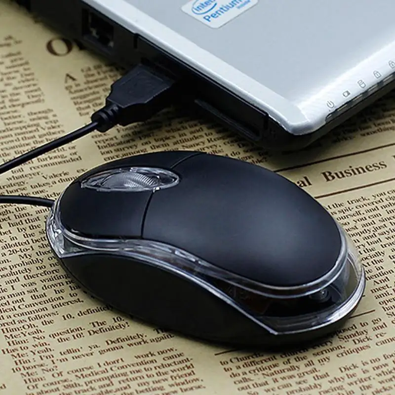 Проводная оптическая USB-мышь 3 кнопки 1000 DPI 1 шт. | Компьютеры и офис