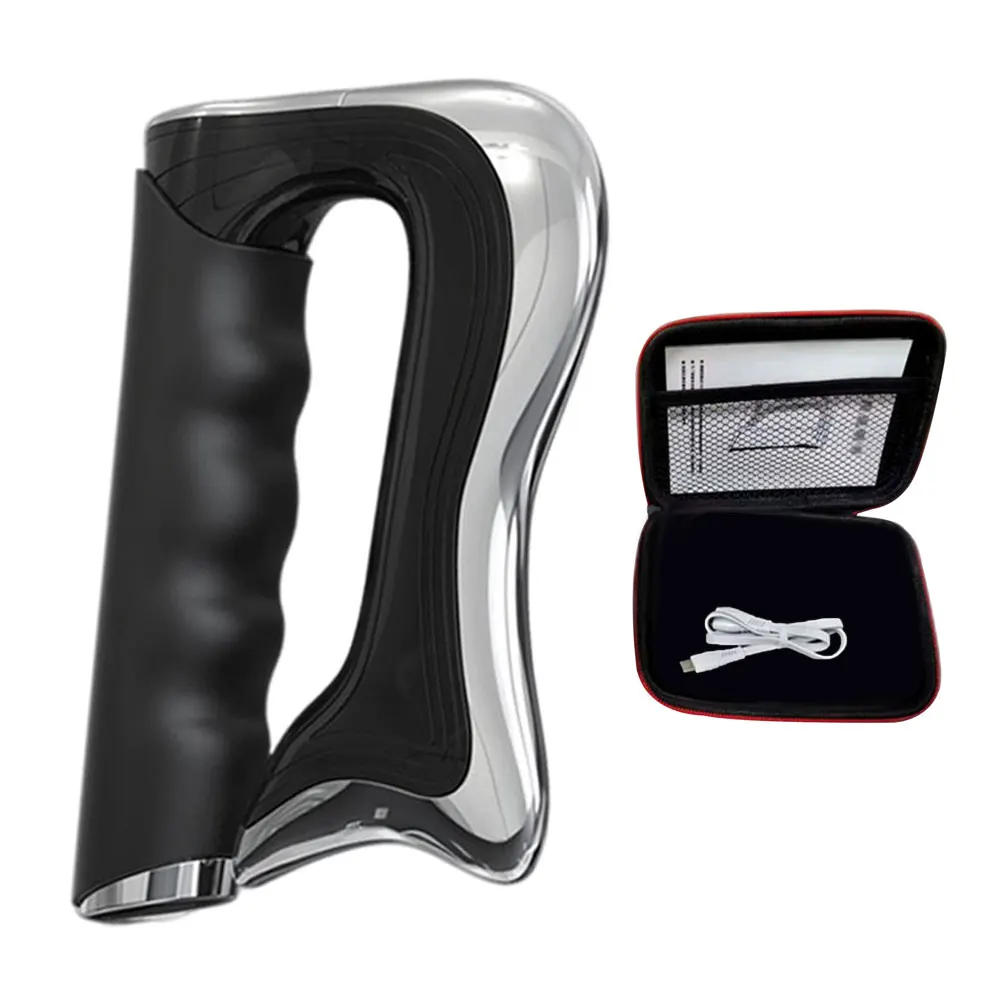

Electric Fascia Gun Fascia Scraping Gua Sha Massager Muscle Relaxation Muscle Pain Rehabilitation Micro-Current Massager