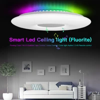 ledvas smart ceiling lights wifi voice control app control rgb dimming bluetooth speaker ceiling lamp kitchen living room