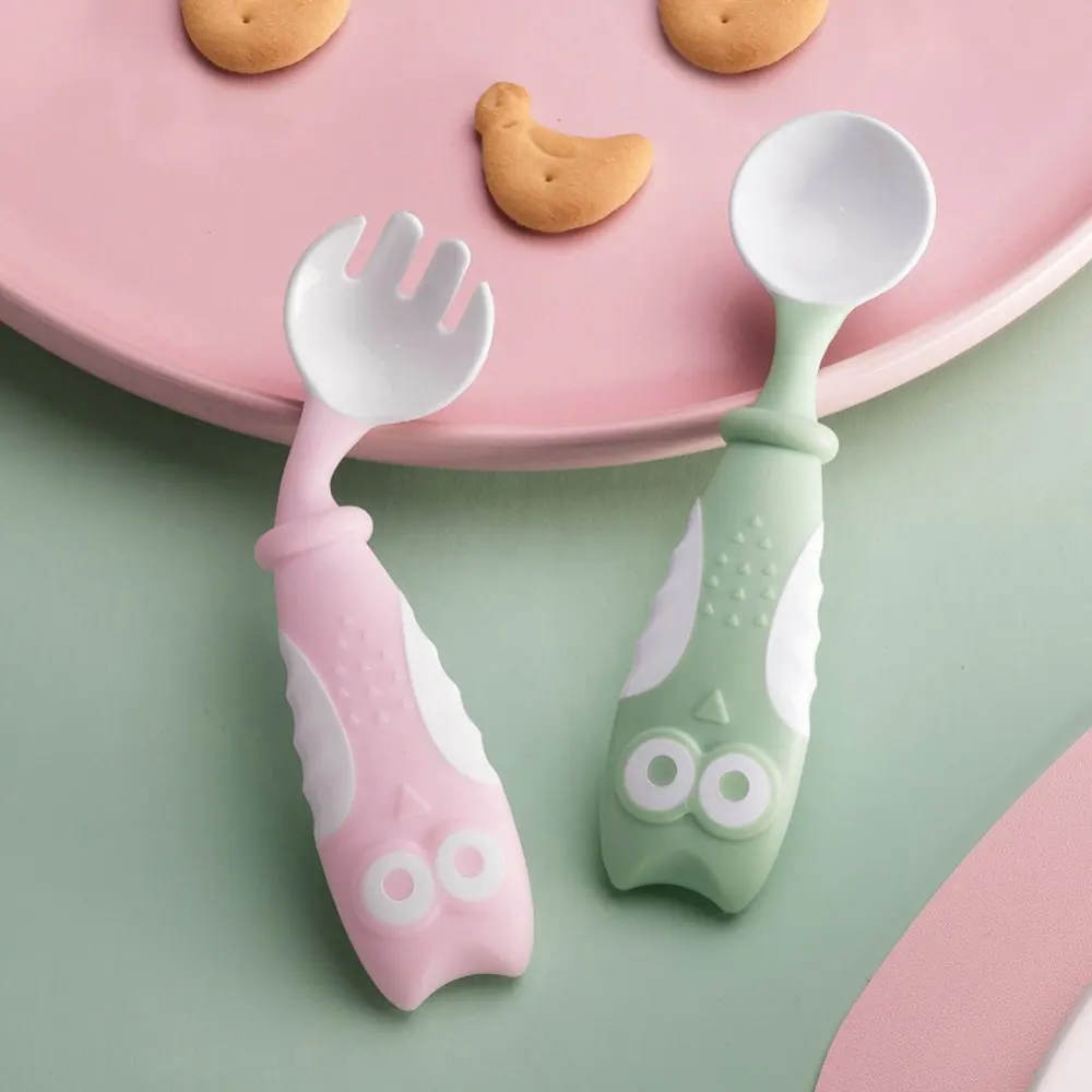 

Набор детских столовых приборов с ложкой и вилкой
