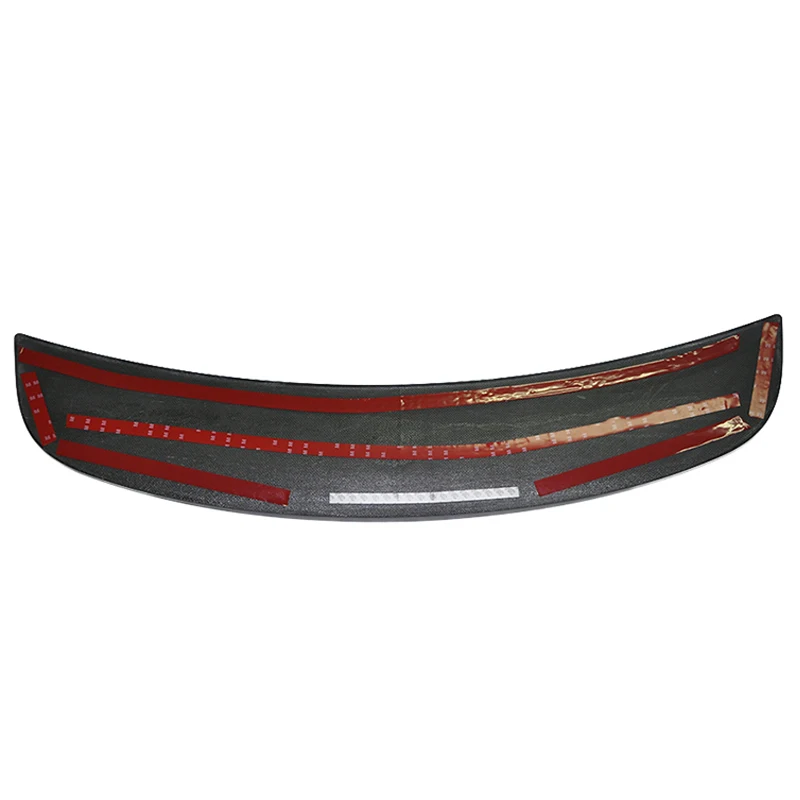 Глянцевый черный Задний спойлер из 100% натурального углеродного волокна крыло